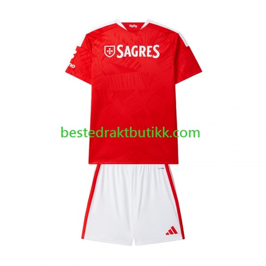 Fotballdrakter Benfica Hjemmedraktsett 2026-2027 Kortermet til Barn