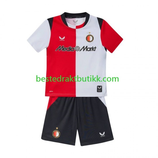 Fotballdrakter Feyenoord Rotterdam Hjemmedraktsett 2026-2027 Kortermet til Barn