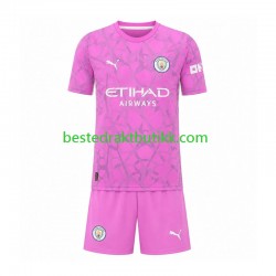 Fotballdrakter Manchester City Keeper Bortedraktsett 2026-2027 Kortermet til Barn