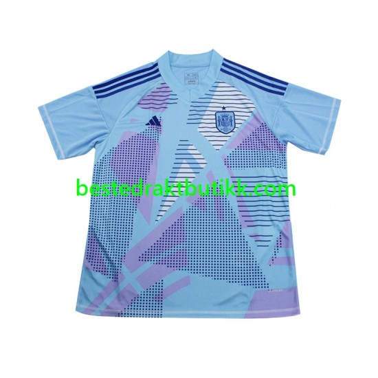 Fotballdrakter Spania Keeper Bortedraktsett Euro 2024 Kortermet til Herre