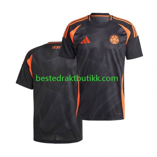 Fotballdrakter Colombia Copa America Bortedraktsett 2024 Kortermet til Herre