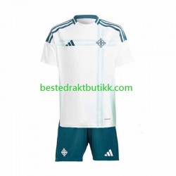Fotballdrakter Nord-Irland Bortedraktsett 2024 Kortermet til Barn