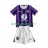 Fotballdrakter Toulouse Bortedraktsett 2023-2024 Kortermet til Barn