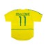 Fotballdrakter Brasil RONALDINHO 11 2002 Retro Hjemmedraktsett Kortermet til Herre