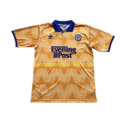 Fotballdrakter Leeds United Retro Bortedraktsett 1991-1992 Kortermet til Herre