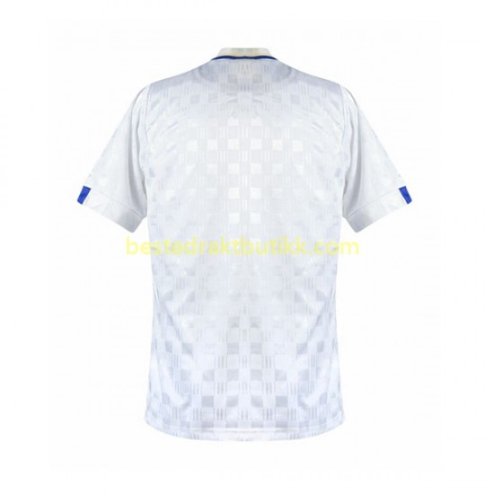 Fotballdrakter Leeds United Retro Hjemmedraktsett 1989-1990 Kortermet til Herre