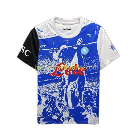 Fotballdrakter Napoli Maradona Champions Special Edition Hjemmedraktsett 2023 Kortermet til Herre