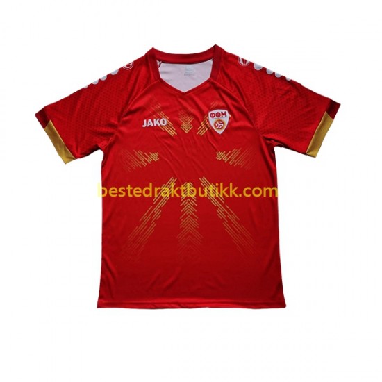 Fotballdrakter Nord-Makedonia Hjemmedraktsett 2023 Kortermet til Herre