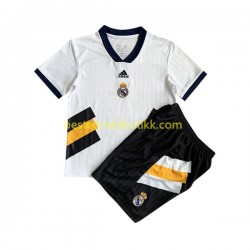 Fotballdrakter Real Madrid Icon Retro Hjemmedraktsett 2022-2023 Kortermet til Barn