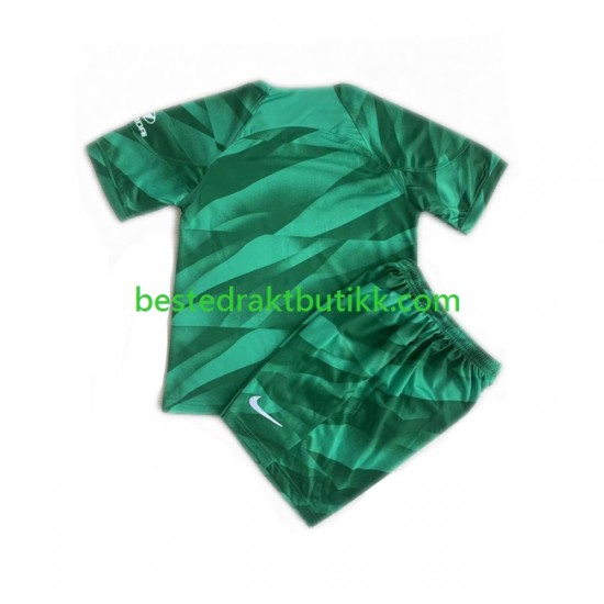 Fotballdrakter Atlético Madrid Keeper Bortedraktsett 2023-2024 Kortermet til Barn