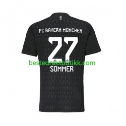 Fotballdrakter FC Bayern München Yann Sommer 27 Keeper Hjemmedraktsett 2023-2024 Kortermet til Herre