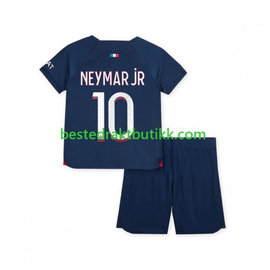 Fotballdrakter Paris Saint-Germain Neymar Jr 10 Hjemmedraktsett 2023-2024 Kortermet til Barn