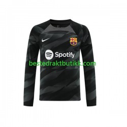 Fotballdrakter FC Barcelona Keeper Bortedraktsett 2023-2024 Langermet til Herre