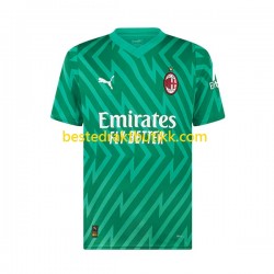 Fotballdrakter AC Milan Mike Maignan 16 Keeper Hjemmedraktsett 2023-2024 Kortermet til Herre