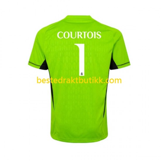 Fotballdrakter Real Madrid Thibaut Courtois 1 Keeper Hjemmedraktsett 2023-2024 Kortermet til Herre
