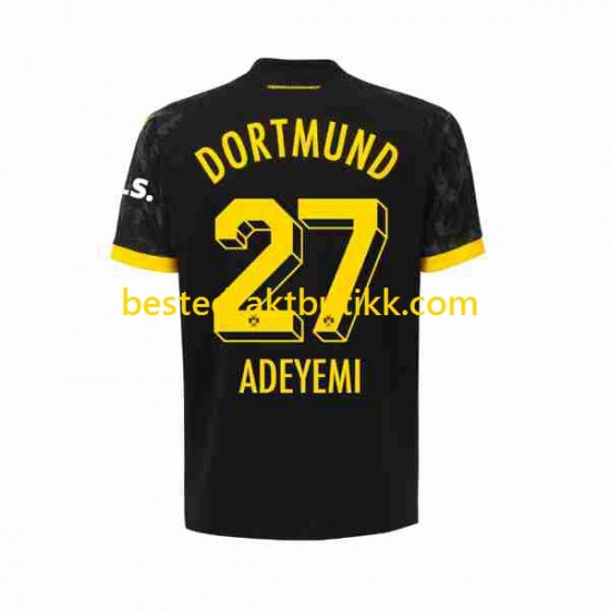 Fotballdrakter Borussia Dortmund Karim Adeyemi 27 Bortedraktsett 2023-2024 Kortermet til Herre