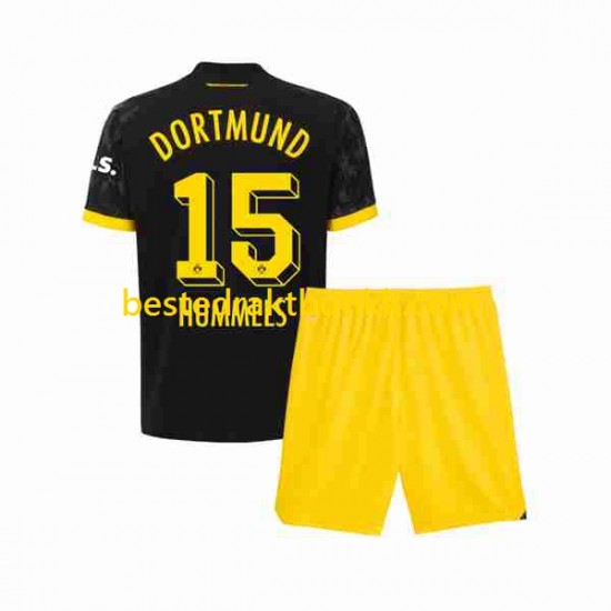 Fotballdrakter Borussia Dortmund Mats Hummels 15 Bortedraktsett 2023-2024 Kortermet til Barn