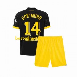 Fotballdrakter Borussia Dortmund Niclas Fullkrug 14 Bortedraktsett 2023-2024 Kortermet til Barn