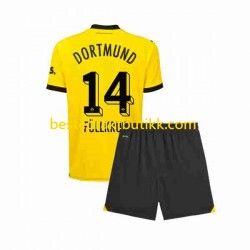 Fotballdrakter Borussia Dortmund Niclas Fullkrug 14 Hjemmedraktsett 2023-2024 Kortermet til Barn