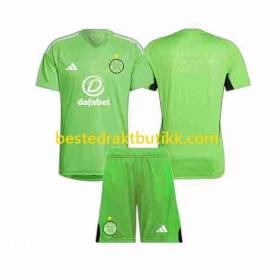 Fotballdrakter Celtic Keeper Bortedraktsett 2023-2024 Kortermet til Barn