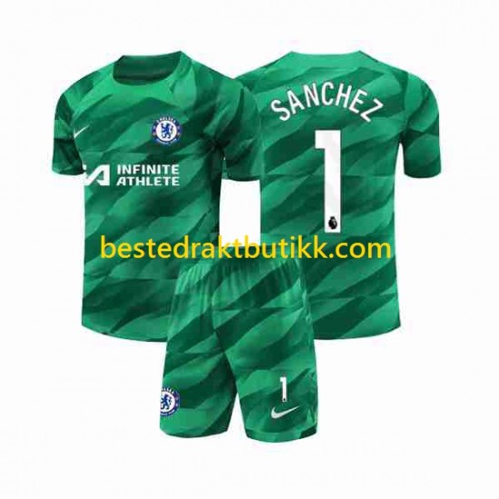 Fotballdrakter Chelsea Robert Sanchez 1 Keeper Tredjedraktsett 2023-2024 Kortermet til Barn