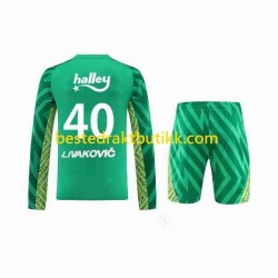 Fenerbahce Livakovic 40 Footbal Kit Keeper Hjemmedraktsett 2023-2024 Langermet