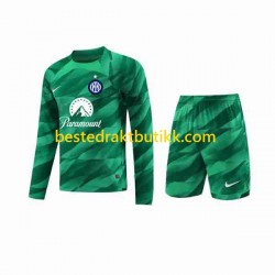 Fotballdrakter Inter Milan Keeper Bortedraktsett 2023-2024 Langermet til Barn
