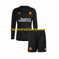 Fotballdrakter Manchester United Keeper Tredjedraktsett 2023-2024 Langermet til Barn
