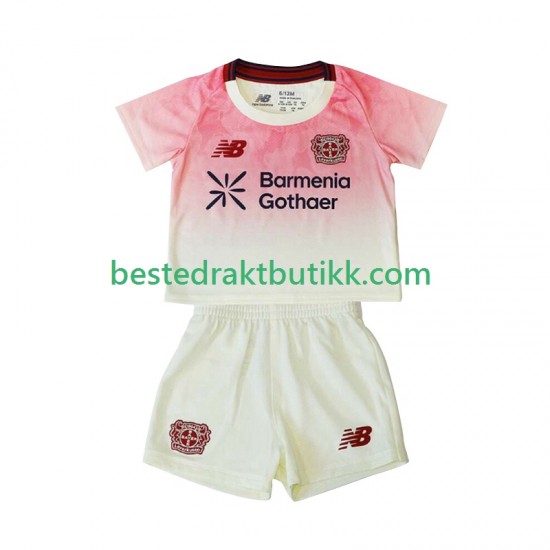 Fotballdrakter Bayer 04 Leverkusen Bortedraktsett 2025-2026 Kortermet til Barn