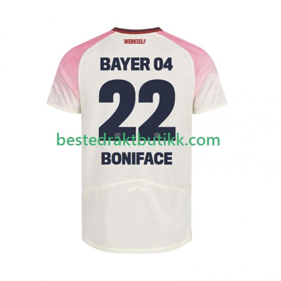 Fotballdrakter Bayer 04 Leverkusen Victor Boniface 22 Bortedraktsett 2025-2026 Kortermet til Herre
