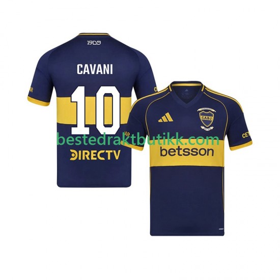 Fotballdrakter CA Boca Juniors Edinson Cavani 10 Hjemmedraktsett 2025-2026 Kortermet til Herre