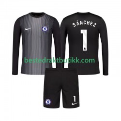 Fotballdrakter Chelsea Robert Sanchez 1 Keeper Hjemmedraktsett 2025-2026 Langermet til Barn