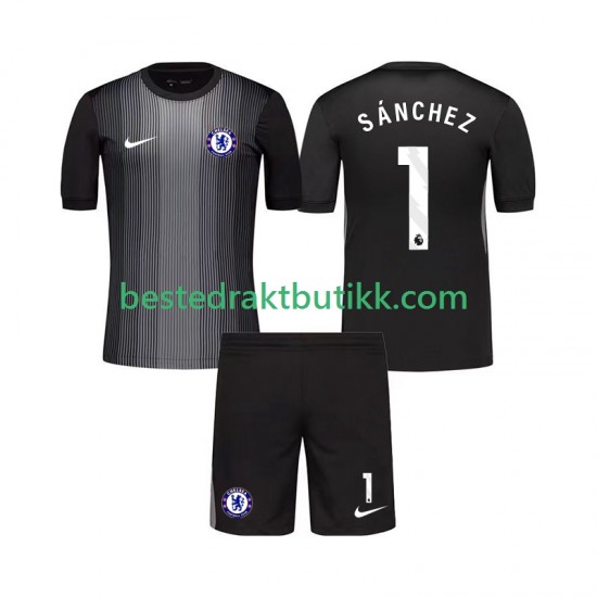 Fotballdrakter Chelsea Robert Sanchez 1 Keeper Hjemmedraktsett 2025-2026 Kortermet til Barn