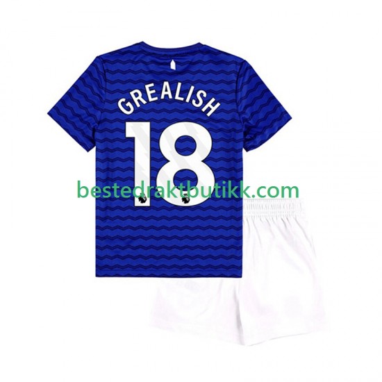 Fotballdrakter Everton Jack Grealish 18 Hjemmedraktsett 2025-2026 Kortermet til Barn