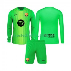 Fotballdrakter FC Barcelona Keeper Hjemmedraktsett 2025-2026 Langermet til Barn