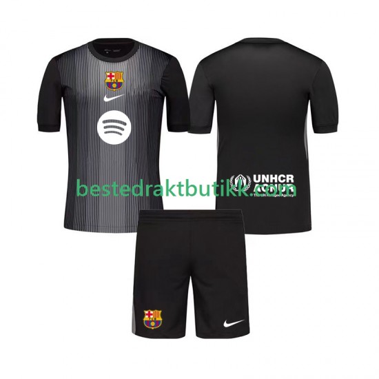 Fotballdrakter FC Barcelona Keeper Tredjedraktsett 2025-2026 Kortermet til Barn