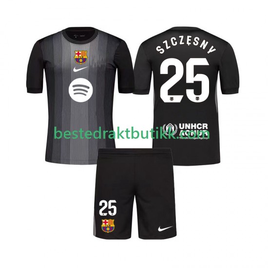 Fotballdrakter FC Barcelona Szczesny 25 Keeper Tredjedraktsett 2025-2026 Kortermet til Barn