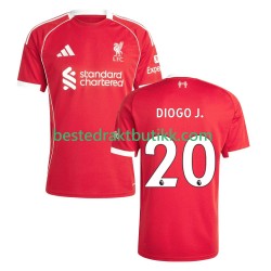 Fotballdrakter Liverpool Diogo Jota 20 Hjemmedraktsett 2025-2026 Kortermet til Herre