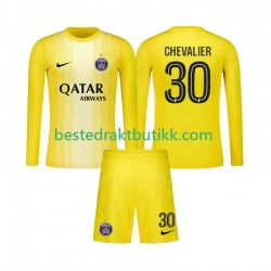 Fotballdrakter Paris Saint-Germain Lucas Chevalier 30 Keeper Tredjedraktsett 2025-2026 Langermet til Barn