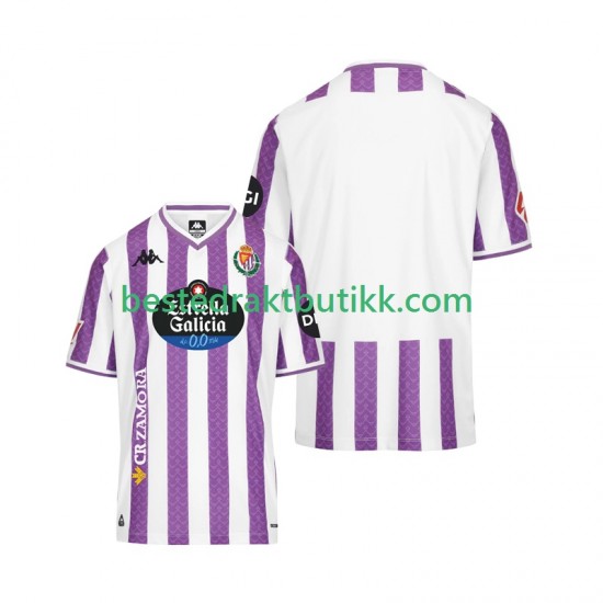 Fotballdrakter Real Valladolid Hjemmedraktsett 2025-2026 Kortermet til Herre
