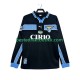 Fotballdrakter SS Lazio 1998 Retro Bortedraktsett 1999 Langermet til Herre