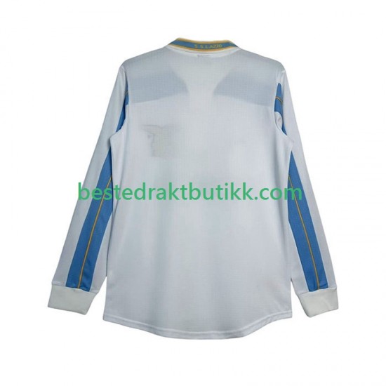 Fotballdrakter SS Lazio 2000 Retro Bortedraktsett 1999 Langermet til Herre