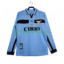Fotballdrakter SS Lazio 1998 Retro Hjemmedraktsett 1999 Langermet til Herre