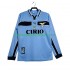 Fotballdrakter SS Lazio 1998 Retro Hjemmedraktsett 1999 Langermet til Herre