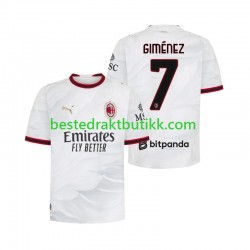 Fotballdrakter AC Milan Gimenez 7 Bortedraktsett 2026-2027 Kortermet til Herre