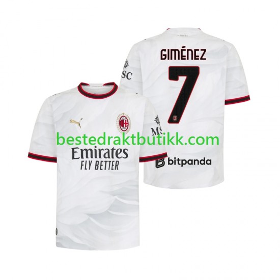 Fotballdrakter AC Milan Gimenez 7 Bortedraktsett 2026-2027 Kortermet til Herre