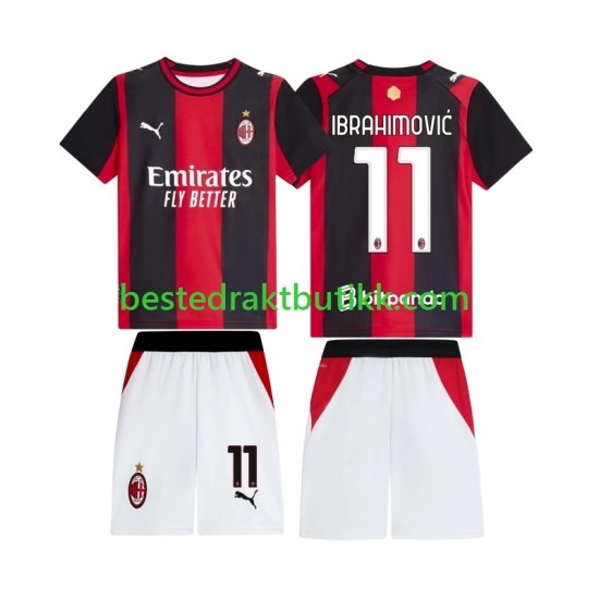 Fotballdrakter AC Milan Ibrahimović 11 Hjemmedraktsett 2026-2027 Kortermet til Barn
