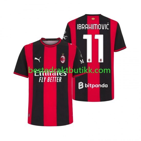 Fotballdrakter AC Milan Ibrahimović 11 Hjemmedraktsett 2026-2027 Kortermet til Herre