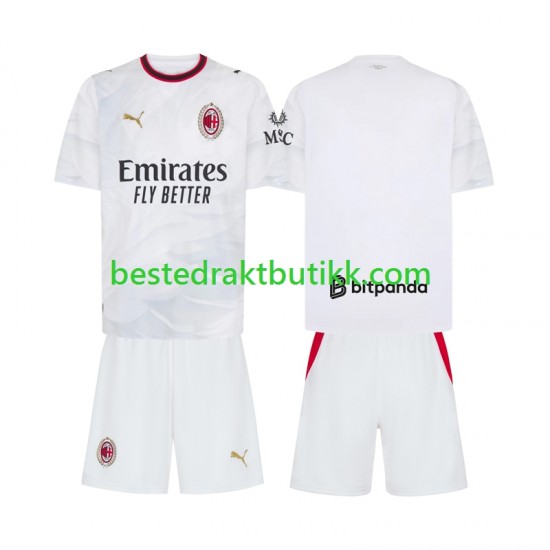 Fotballdrakter AC Milan Bortedraktsett 2026-2027 Kortermet til Barn