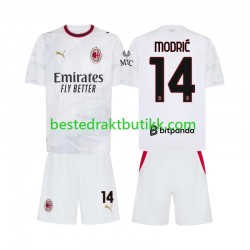 Fotballdrakter AC Milan Modrić Luka 14 Bortedraktsett 2026-2027 Kortermet til Barn